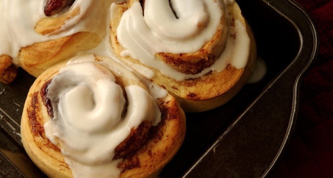 Too Good To Pass Up: These Cinnamon Rolls With A Salted Maple Glaze Are The Bomb!