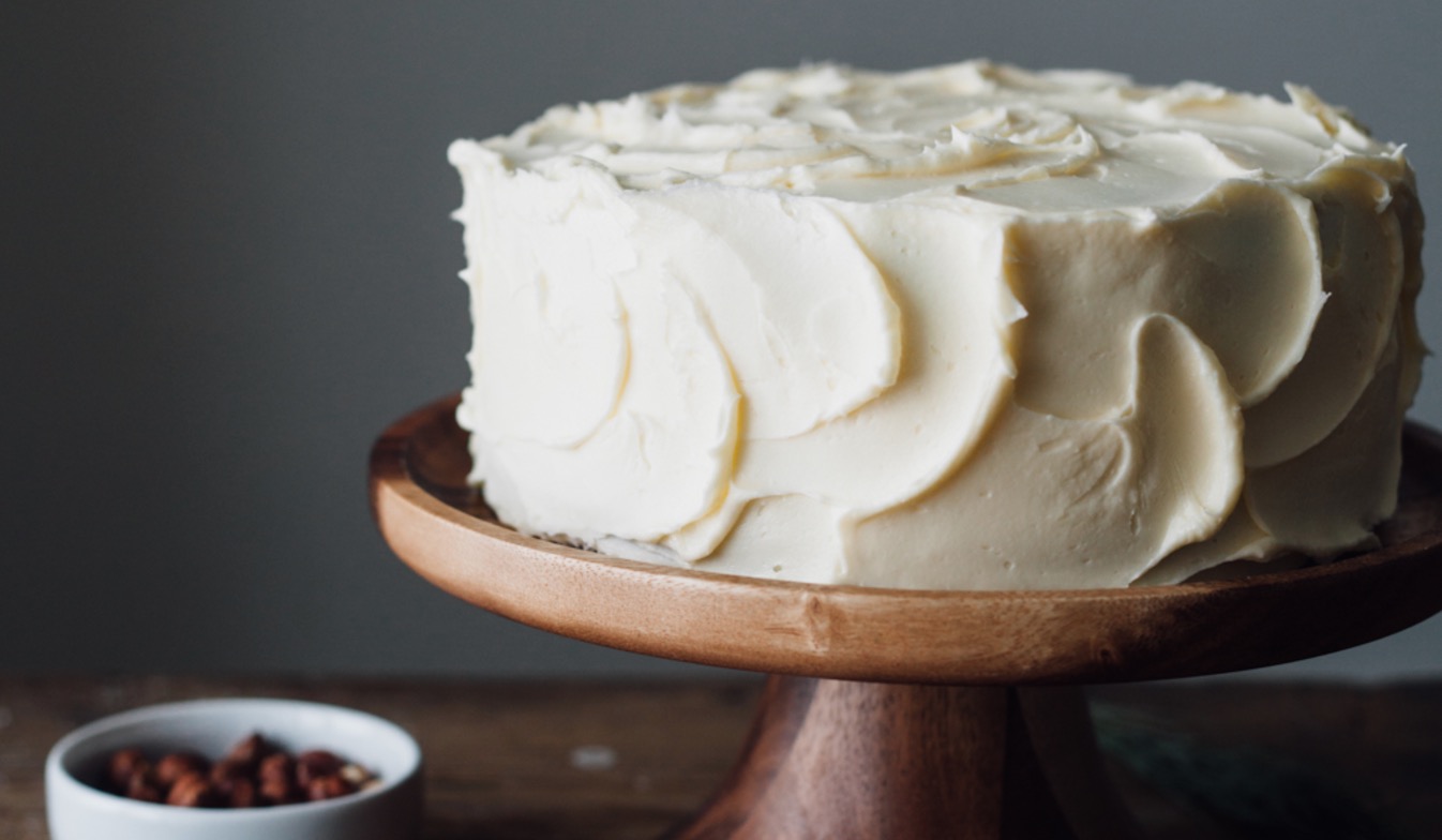 Chocolate Hazelnut Buttercream Cake With A Rich & Creamy Vanilla