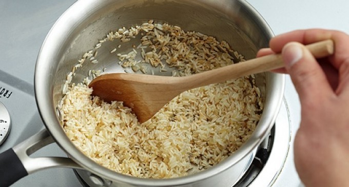 The Trick For Cooking Rice Perfectly Every Single Time Without Making A Big Mess & Taking Forever!